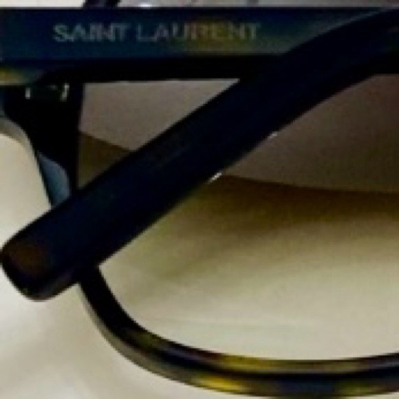 Saint Laurent, Italy Brown Tortoise Sunglasses 57#16 140 - Picture 13 of 14